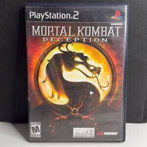 Mortal Kombat Deception (Sony PlayStation 2, 2004) Complete w/ Case & Manual